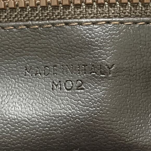 Celine Vintage Macadam Canvas Boston Bag Brown Leather Trim Made In Italy - Picture 7 of 16